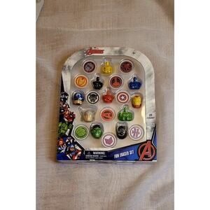 Avengers Fun Erasers 20 Pieces Iron Man Thor Hulk Captain America Black Panther